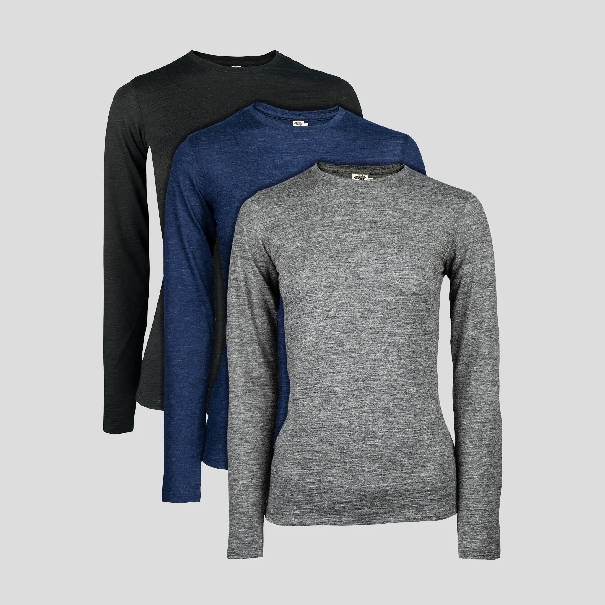 3 Pack Women's Alpaca Wool Long Sleeve Base Layer Arms of Andes