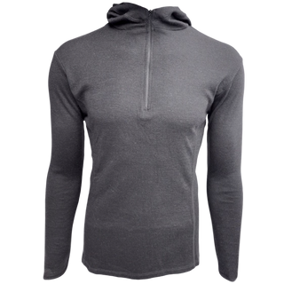 Men's black alpaca layer