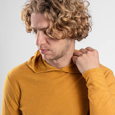 mens outdoor sun hoodie color gold