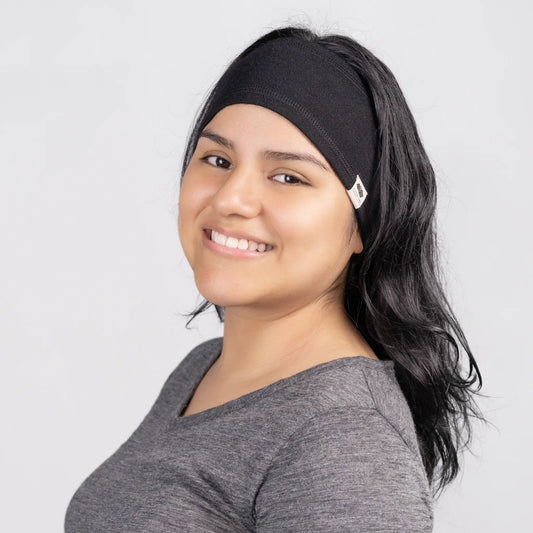 unisex headband antibacterial color black
