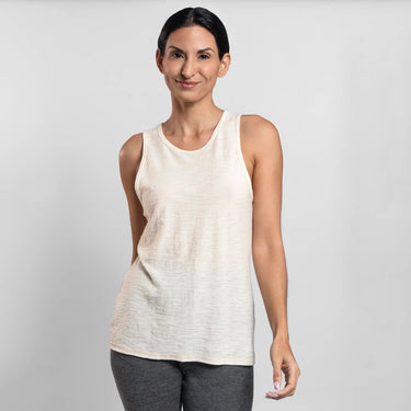 womens chemical free running tank featherweight color undyed
