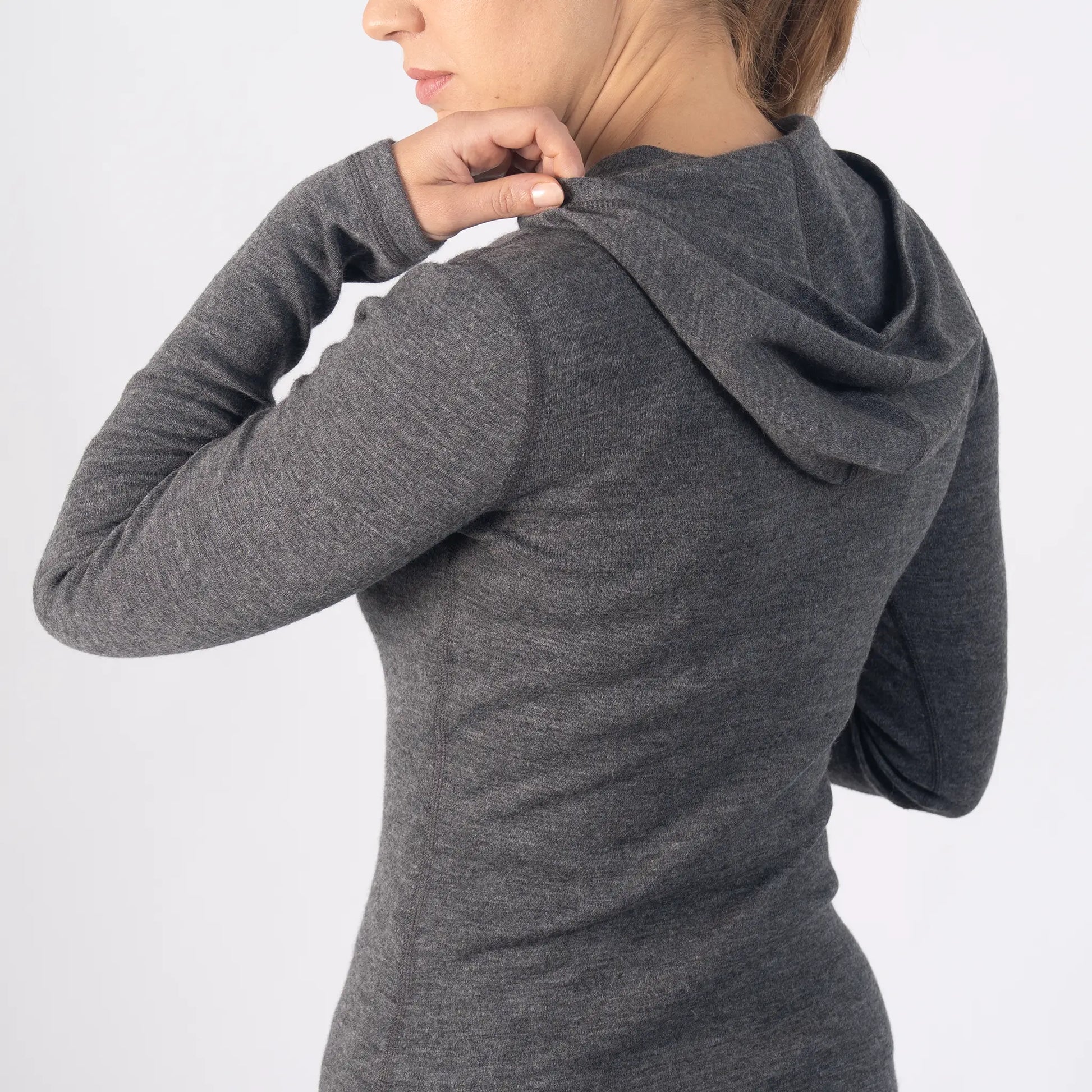 Thin grey discount hoodie womens