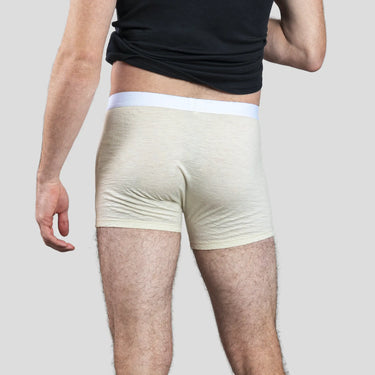 mens active comfort boxer briefs color Undyed