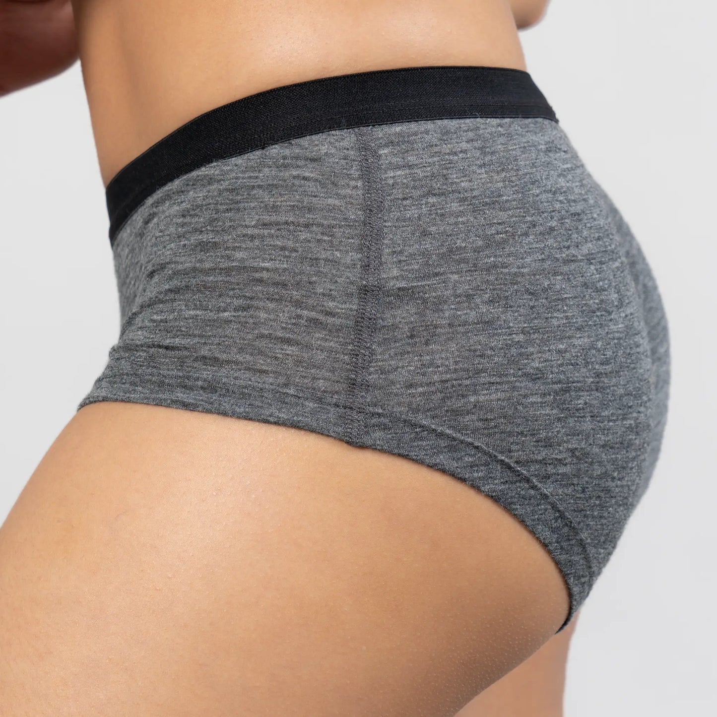 womens best fleece panties ultralight color gray