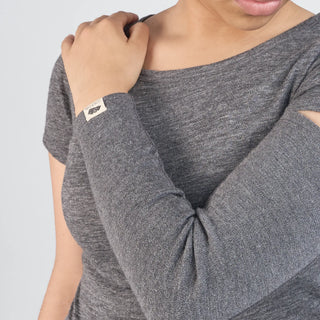womens uv resistance sleeve color gray